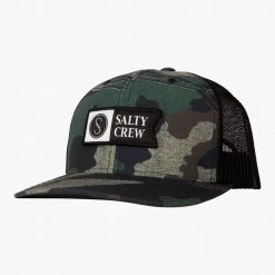 Salty Crew Mens Pinnacle 2 Camo Retro Trucker