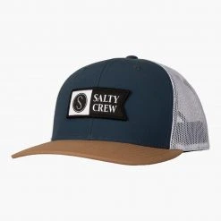 Salty Crew Headwear Pinnacle 2 Indigo/Tan Retro Trucker