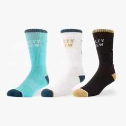 Salty Crew Mens Tailed 3 Pack Socks