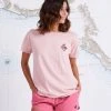 Salty Crew Womens Tippet Fill Smokey Rose Boyfriend Tee