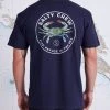 Salty Crew Blue Crabber Navy S/S Premium Tee Mens