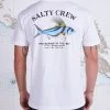 Salty Crew Rooster White Premium S/S Tee Mens