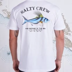 Salty Crew Rooster White Premium S/S Tee Mens