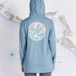 Salty Crew Womens Club Salty Teal Mid Weight Hoody