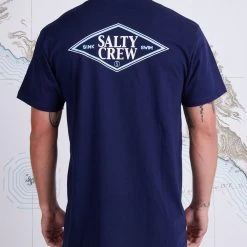 Salty Crew Diamond Navy S/S Standard Tee Mens