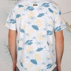 Salty Crew Pinnacle White S/S UV Woven
