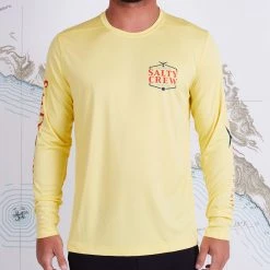 Salty Crew Skipjack Yellow L/S Sunshirt