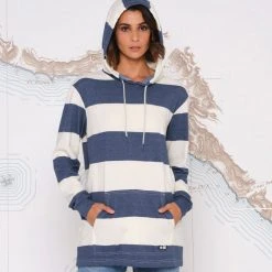 Salty Crew Womens Top Water Denim Mid Weight Hoody