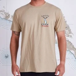 Salty Crew Tailed Khaki Heather S/S Standard Tee Mens