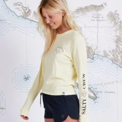 Salty Crew Tippet Banana L/S Skimmer Tee Womens