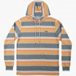 Salty Crew Horizons Dark Slate Hood Tech Tee