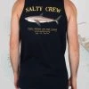 Salty Crew Mens Bruce Navy Tank