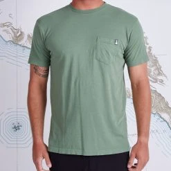 Salty Crew Shouldered Sage S/S Premium Pocket Tee