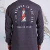 Salty Crew Outerbanks Charcoal Heather L/S Standard Tee Mens