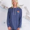 Salty Crew Womens Club Salty Navy Mid Weight Hoody