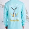 Salty Crew Mens Tailed Sea Foam L/S Standard Tee