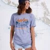 Salty Crew Tropicana Vintage Indigo Boyfriend Tee