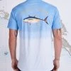 Salty Crew Fish Mount Ocean Dip Dye S/S Premium Tee Mens
