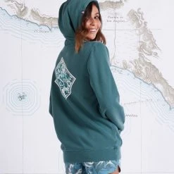 Salty Crew Womens Retro Tippet Fatigue Boyfriend Hoody
