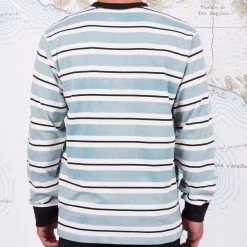 Salty Crew Cruiser Teal L/S Knit Mens