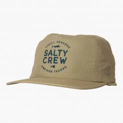 Salty Crew Mullet Khaki 5 Panel Sunhat Mens