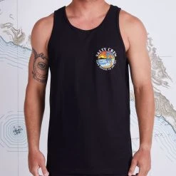 Salty Crew Paradise Black Tank Mens