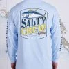 Salty Crew Filet Light Blue L/S Standard Tee