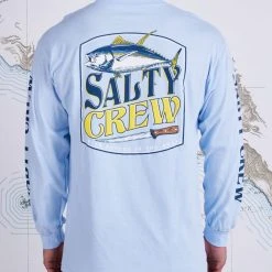 Salty Crew Filet Light Blue L/S Standard Tee