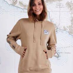 Salty Crew Fly Drop Sandstone Boyfriend Hoody Womens