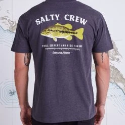 Salty Crew Bigmouth Charcoal Heather S/S Premium Tee Mens