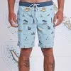 Salty Crew Mens Island Days Aqua Elastic Boardshort