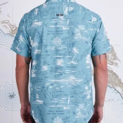 Salty Crew Pinnacle Teal S/S UV Woven