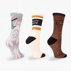 Salty Crew Catch Of The Day Sock 3 Pack Womens