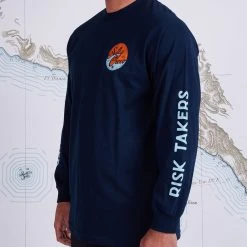 Salty Crew Mens Club Salty Navy L/S Standard Tee