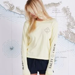 Salty Crew Tippet Banana L/S Skimmer Tee Womens