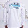 Salty Crew Message White Premium L/S Tee Mens