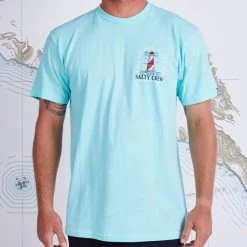 Salty Crew Mens Outerbanks Sea Foam S/S Standard Tee