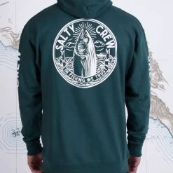 Salty Crew Mens In Fishing We Trust Alpine Hood Fleece