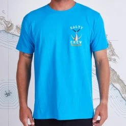 Salty Crew Mens Tailed Turquoise Heather S/S Standard Tee