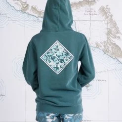 Salty Crew Womens Retro Tippet Fatigue Boyfriend Hoody