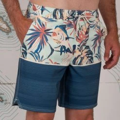 Salty Crew Tandem Aqua Elastic Boardshort Mens