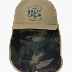Salty Crew Mullet Khaki 5 Panel Sunhat Mens