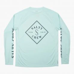 Salty Crew Tippet Sea Foam Pinnacle + L/S Sunshirt Mens