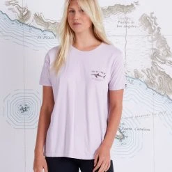 Salty Crew Bruce Lavender Fog Boyfriend Tee