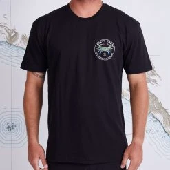 Salty Crew Blue Crabber Black S/S Premium Tee Mens