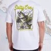 Salty Crew Mens Largemouth White Premium S/S Tee