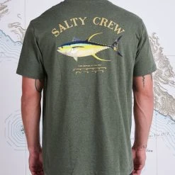 Salty Crew Ahi Mount Forest Heather S/S Standard Tee Mens