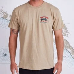 Salty Crew Mens Fly Drop Khaki Heather S/S Standard Tee