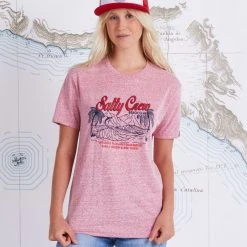 Salty Crew Tropicana Vintage Red Boyfriend Tee
