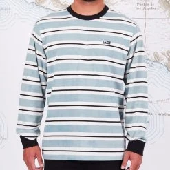 Salty Crew Cruiser Teal L/S Knit Mens